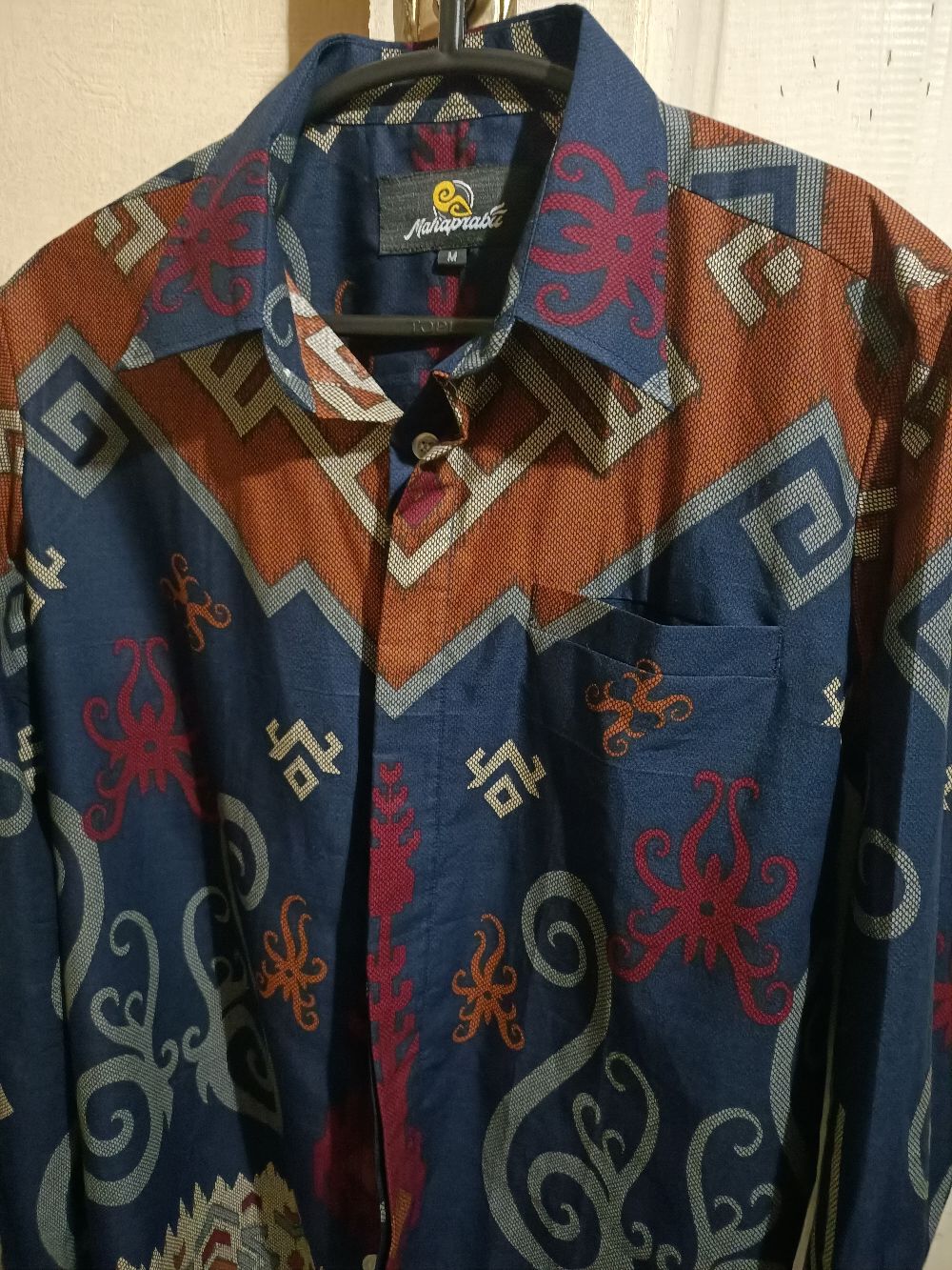 Mahasatya Iii - Motif Banjar Sasirangan - Kemeja Batik Slimfit - Bisa Custom Ukuran Xxs - Xxl - Xxxl