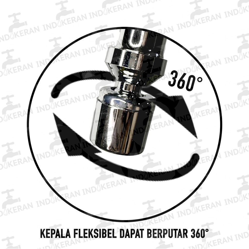 INDOKERAN- Kran Angsa Fleksibel 360 Derajat - High Quality