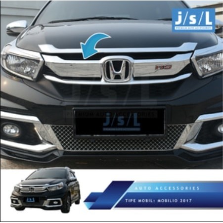 New Mobilio 2017 Grille Cover Chrome RS-Aksesoris Honda Mobilio-MRSFGC