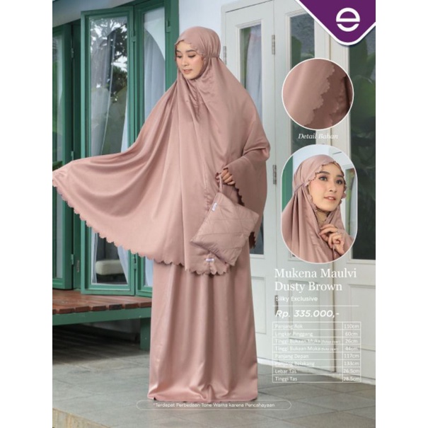 [READY] ETHICA MUKENA MAULVI BLUE MAULVI DUSTY BROWN MAULVI GREEN