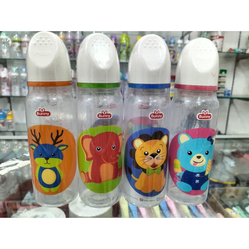 Botol Bunny Karakter Lucu BPA Free 250Ml/125Ml/60Ml ADB 2415/ADB1215/ADB6015