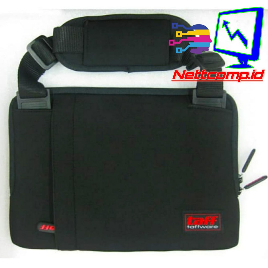Tas Laptop/ Sarung Tablet Android IPAD 10 inch - Hitam
