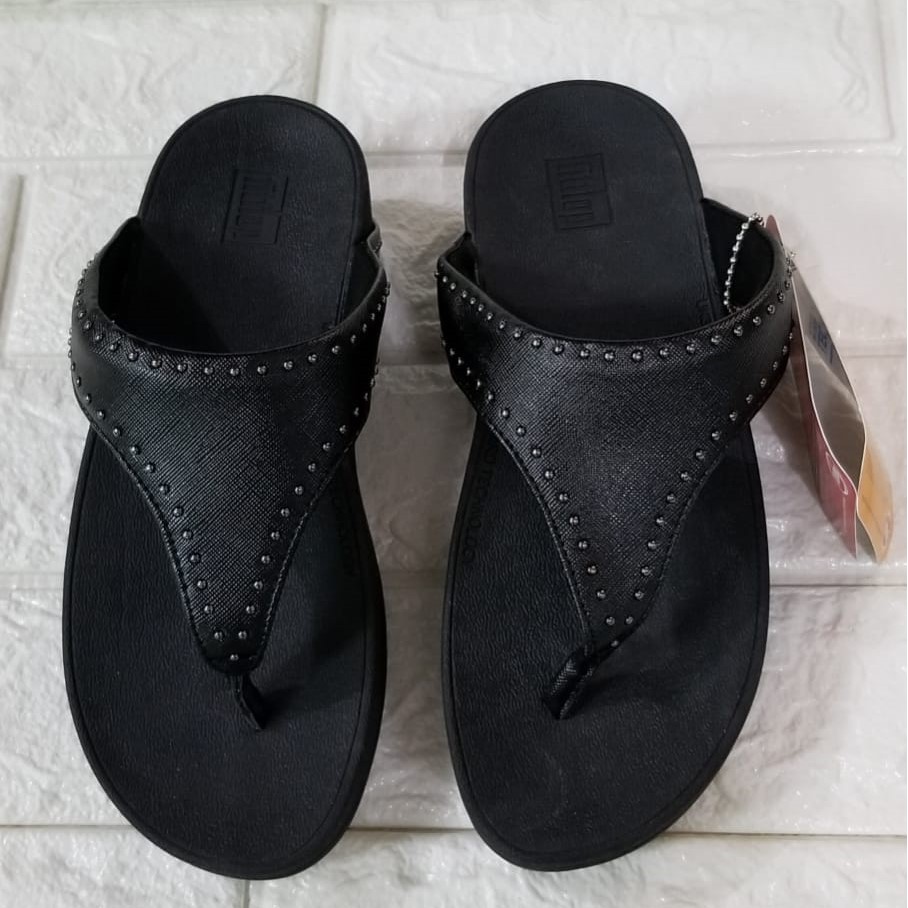 Fitflop / Sandal Fitflop / Sandal Wanita / Fitflop Jepit / Fitflop Leather Flip / Sandal Jepit Kulit