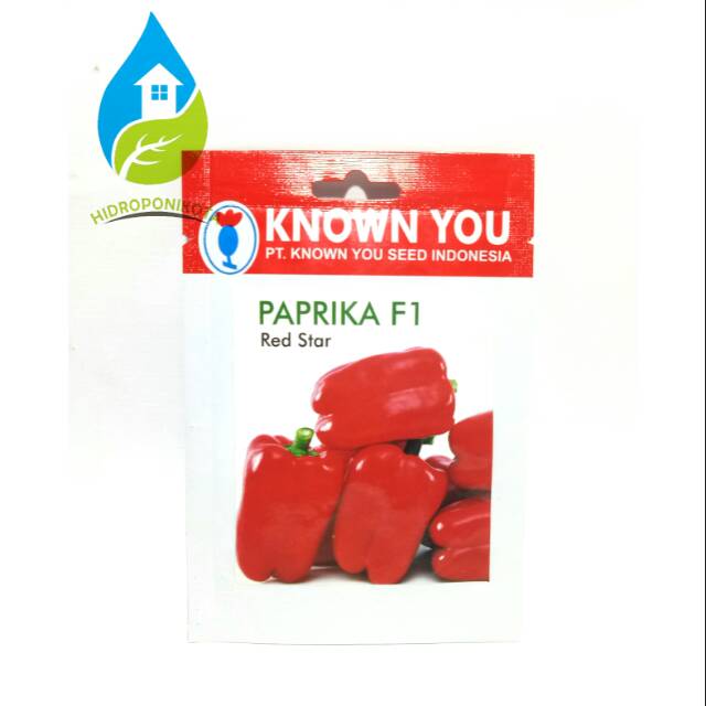 KYS - benih PAPRIKA MERAH RED STAR isi 25 biji - benih paprika - known you seed