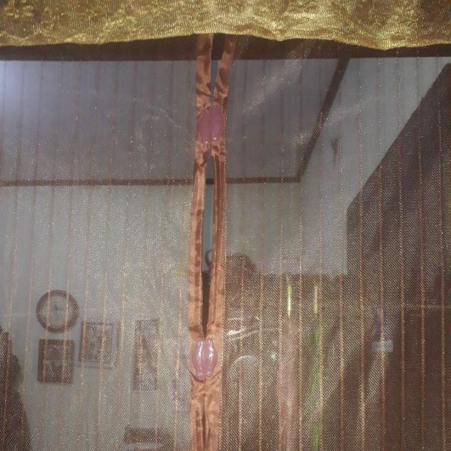 Promo !! Tirai Anti Nyamuk Pintu Magnet Kamar Rumah Polos Tidur Dekorasi Qr0579