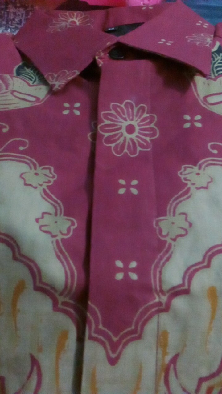 Panji Lesmono Marun Kemeja Batik Solo Lengan Panjang Sm Atasan Modern Premium Hanung Suket Segoro