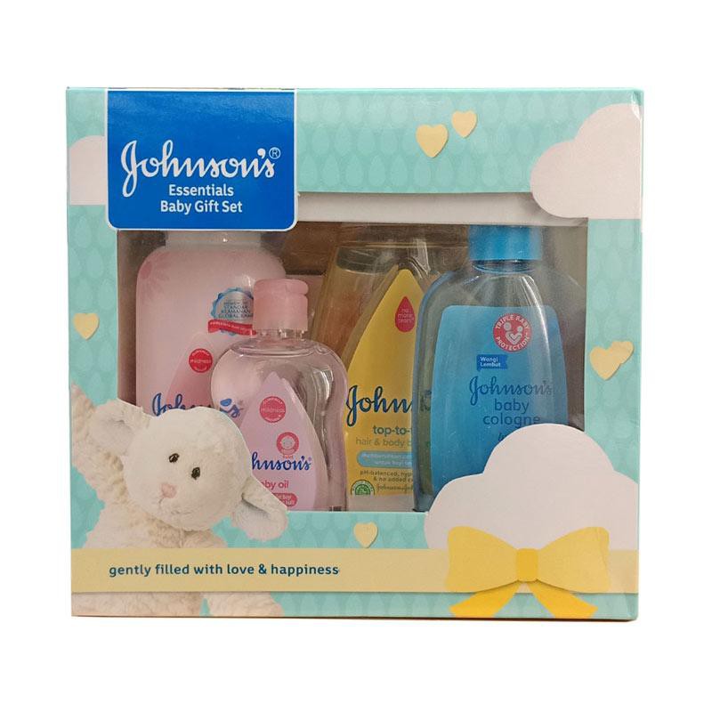 COD [ASERA] JOHNSON'S ESSENTIALS BABY GIFT SET / GIFT BOX PERAWATAN BAYI JANSEN / JONSEN GIFT SET