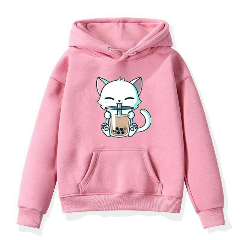 [BC] Sweater anak perempuan KUCING CAT BOBA baju anak jaket anak cewek