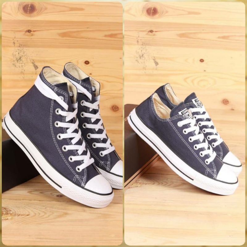 ⭐COD CONVERSE NAVY VIETNAM PREMIUM ALL STAR GRADE A ORI BNIB CONVERSE ALL STAR HIGH NAVY SEPATU CONV
