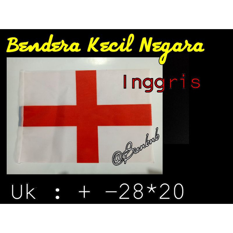 Bendera Negara Inggris Ukuran Kecil Bendera Negara Piala Dunia Bendera Negara Aksesoris