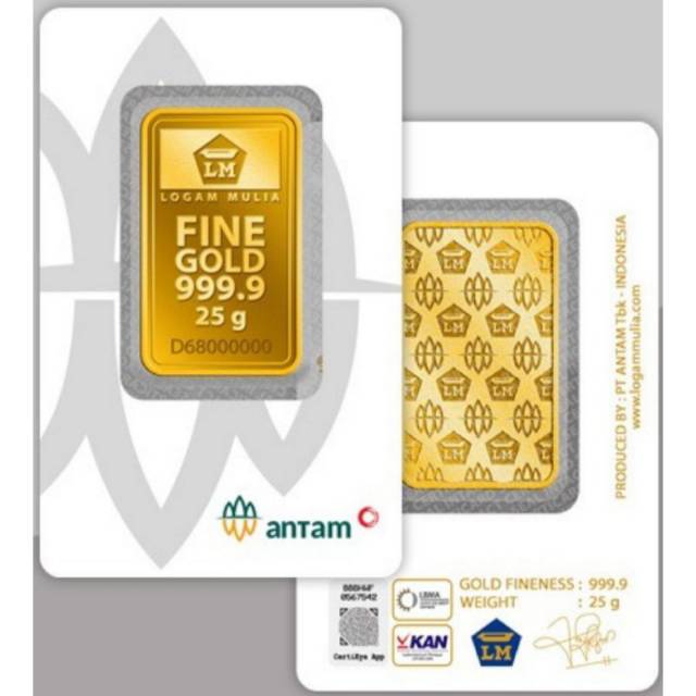 emas antam 25 gram certieye