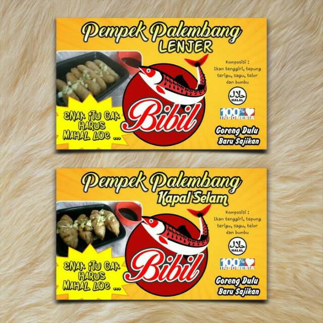 

Stiker Vinyl 5x8 cm per pack (isi 36 pcs) anti air