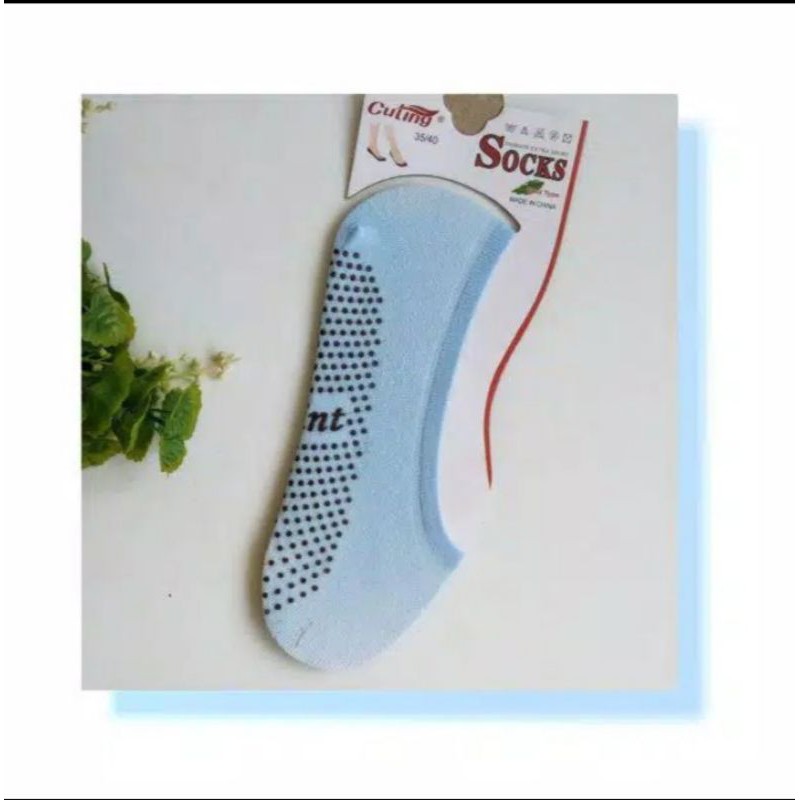 kaos kaki BALET INVISIBLE HIDDEN Socks anti slip dan BAKTERI