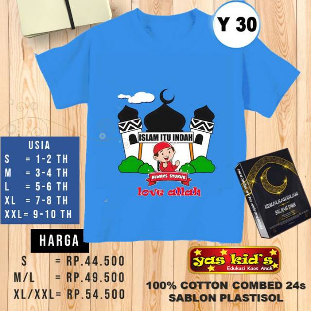 Kaos anak islami