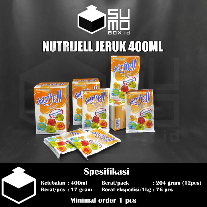 

rg201tg Nutrijell Nutrijel 10Gram / Bubuk Agar Jelly Pudding Instan - Jeruk Xz20X1Z11