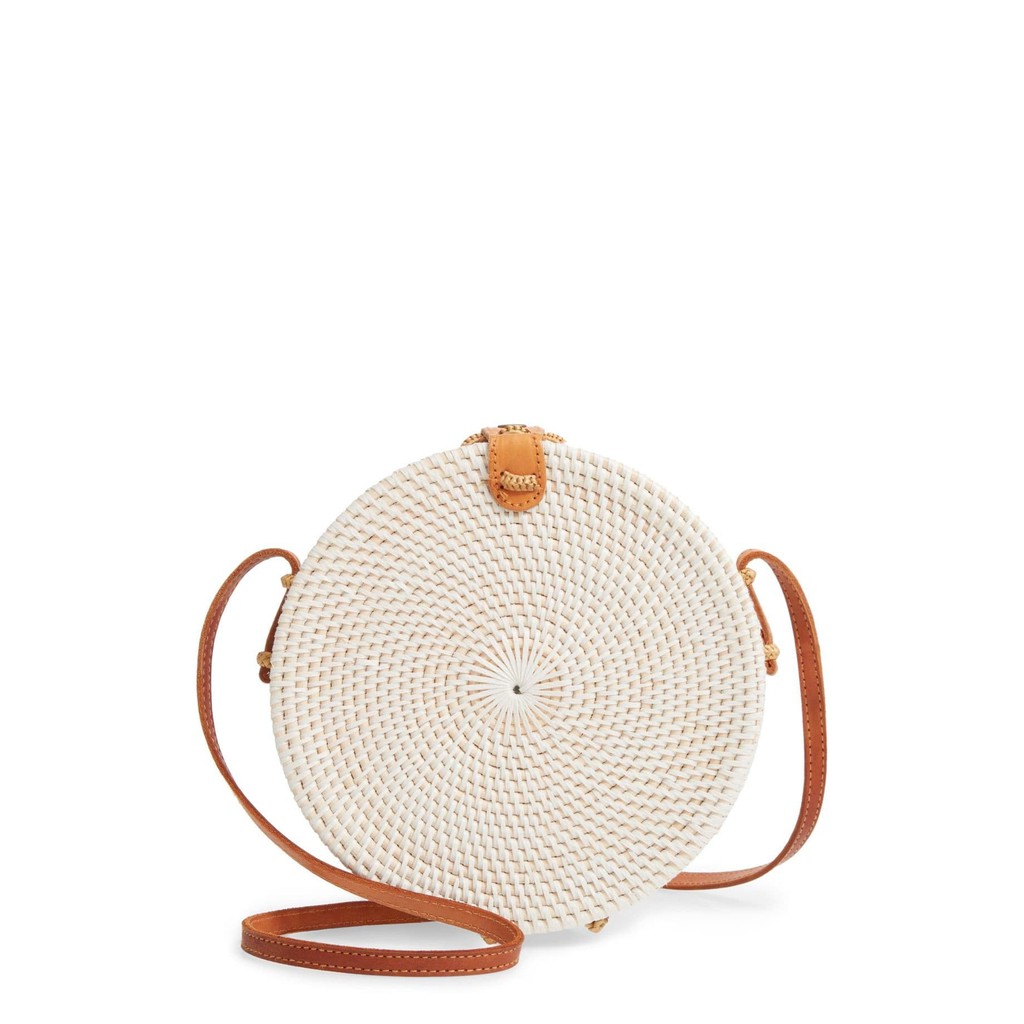 Tas Rotan Polos Simple Color Warna Warni Sling Bag Bulat Tas Rotan Polos Simple Color Warna Warni Sling Bag Bulat