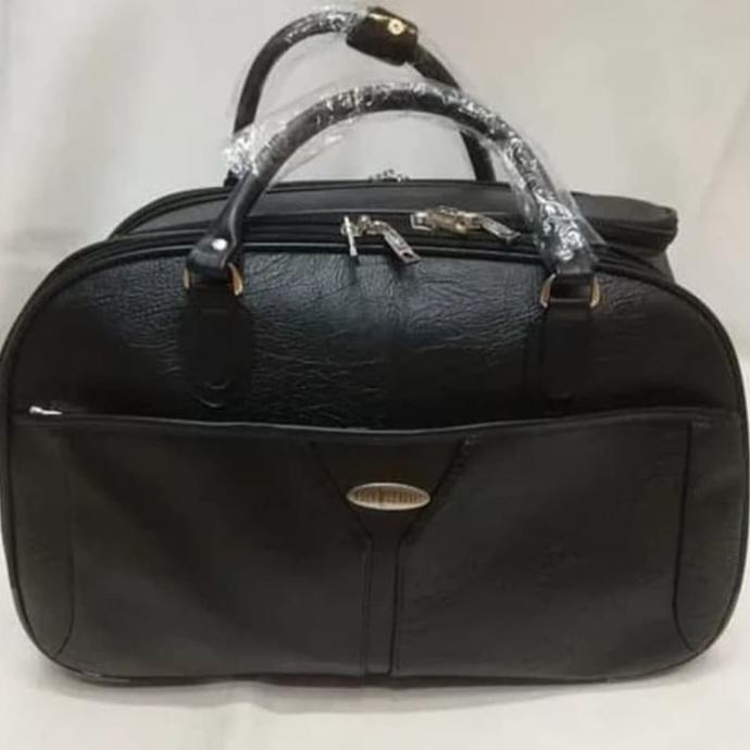 Tas Pakaian Troli Travel Bag Trolly Kulit Import Original Polo Classic