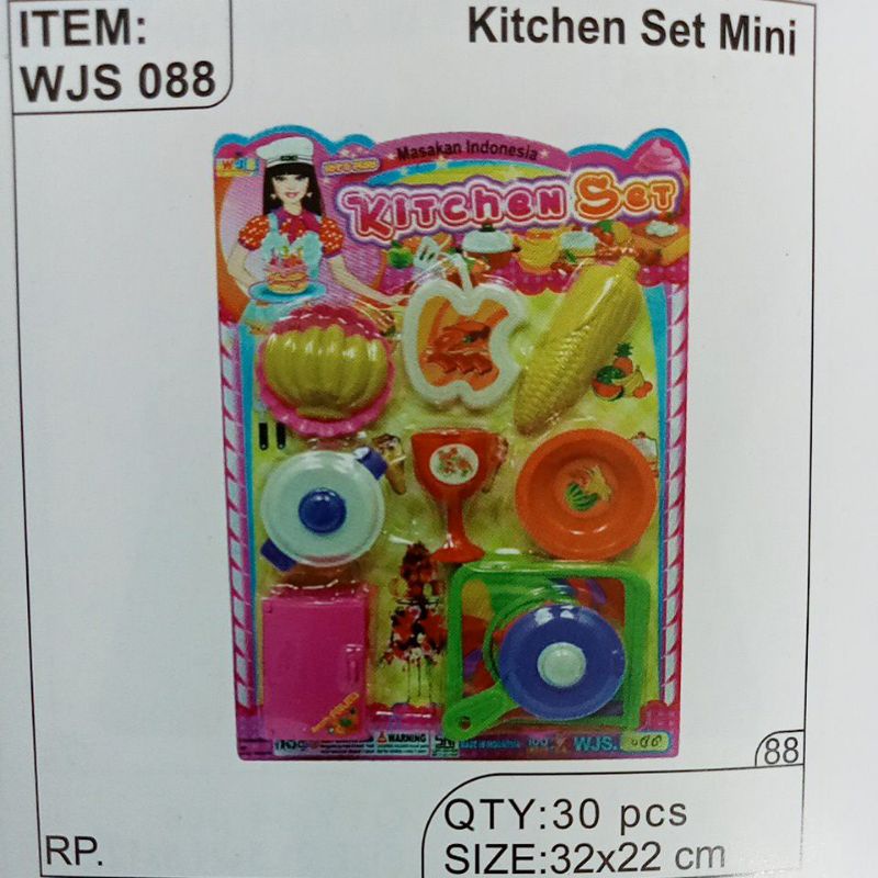 WJS088 Mainan Alat Masak Kitchen Set Mini WJS 088