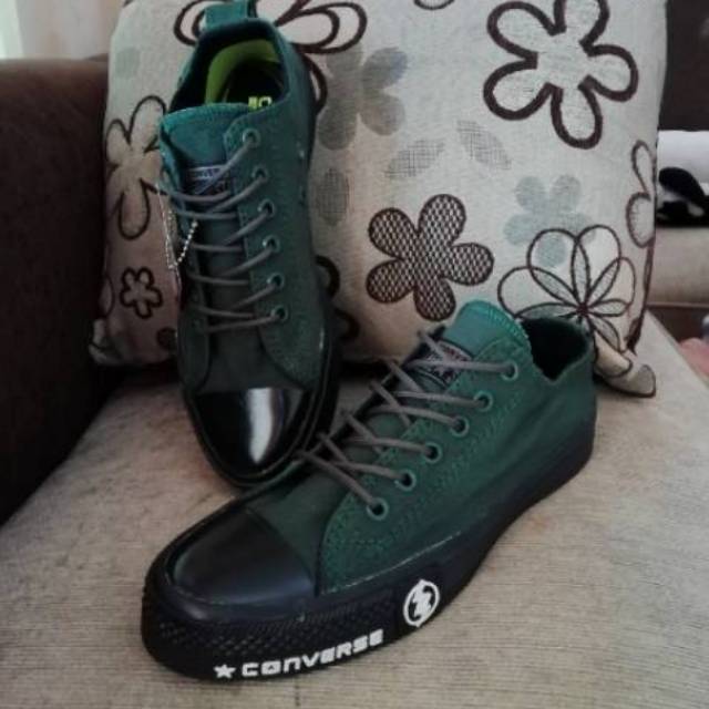 NEW COLOUR !! Converse Ct X Undefeated Fullmotif  Green Army Black limited edition