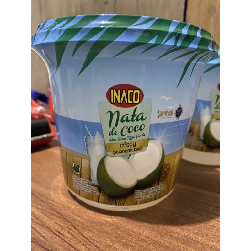 

Inaco Nata De Coco Crispy 1Kg - Nata De Coco potongan kecil