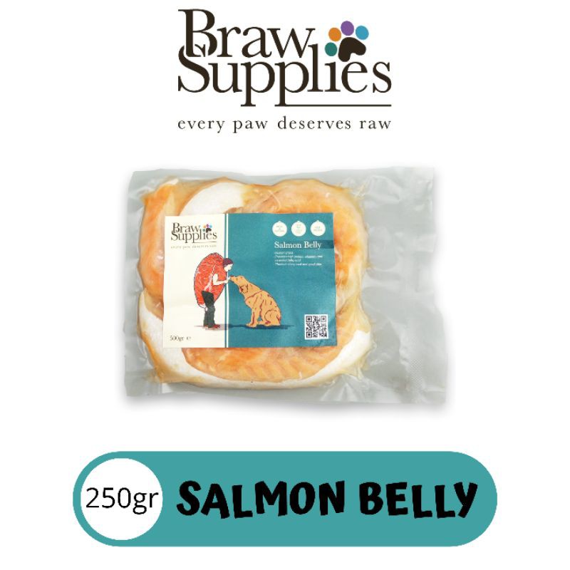 Salmon Belly / Raw Food / Dog Food / Cat Food / Makanan Anjing / Makanan Kucing