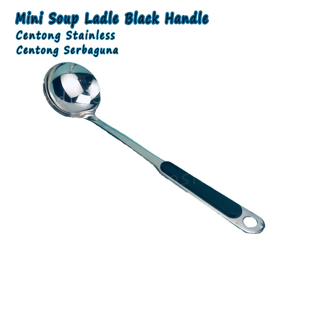 Centong * Stainless * Black * Handle