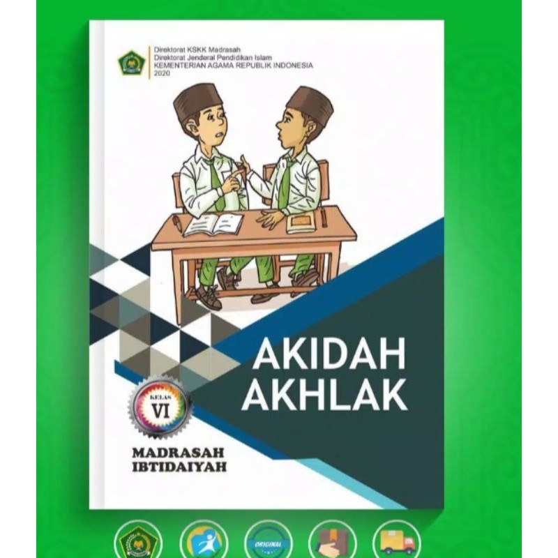 ORI satu paket buku siswa Depag k13 kelas 6 edisi revisi 2020