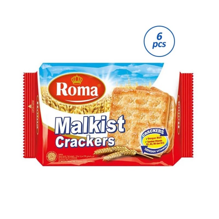 

Roma Malkist Crackers 135 g [1 Pak / 6 Pcs]