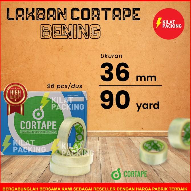 

Lakban Cortape 36mm x 90 yard 1 Dus MURAH