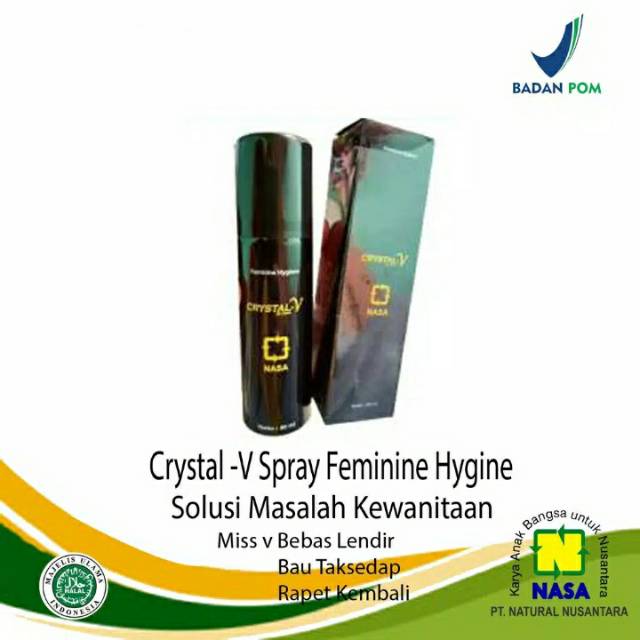 CRYSTAL V SPRAY FEMININE HYGINE ORIGINAL NASA / CRYSTAL X SPRAY / NCX SPRAY