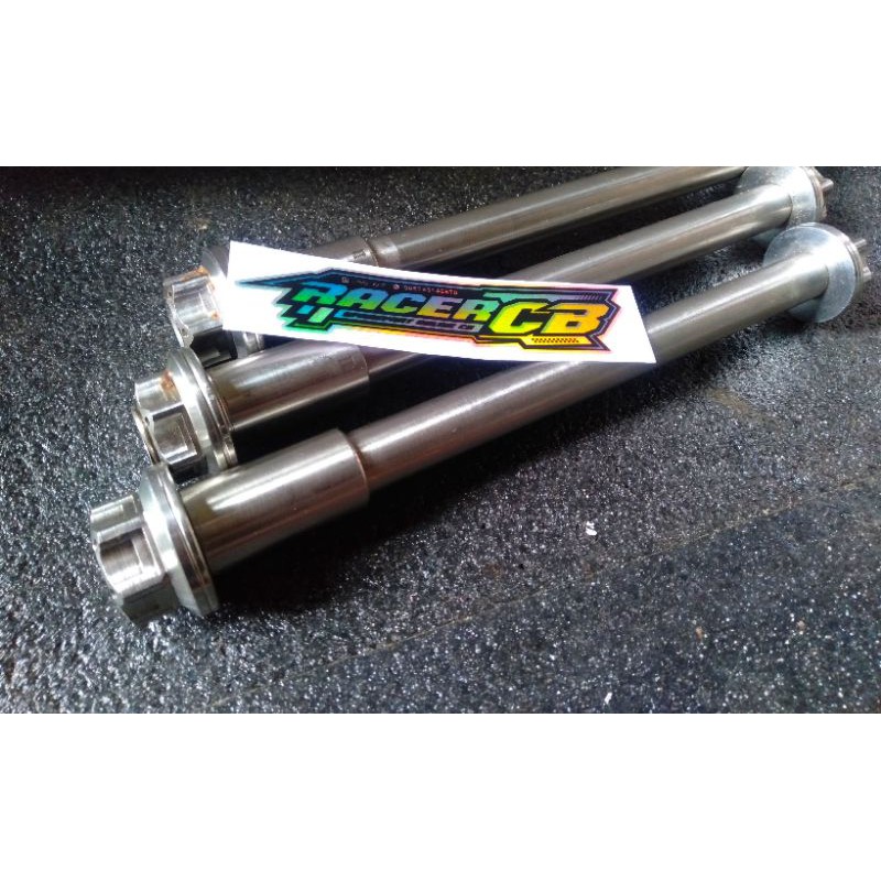 as roda depan shock ninja full stainless stenlis probolt handmade