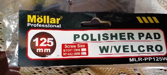Mollar Polisher Velcro Pad Sanding Disc 5 Inch Tatakan Amplas Bulat
