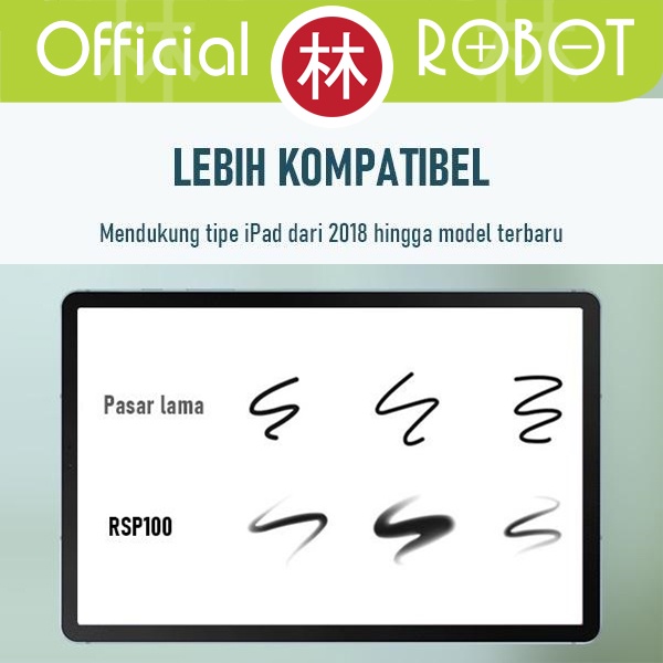 Robot RSP100 Active Stylus Pen Capacitive iPad like Pencil 2 Apple