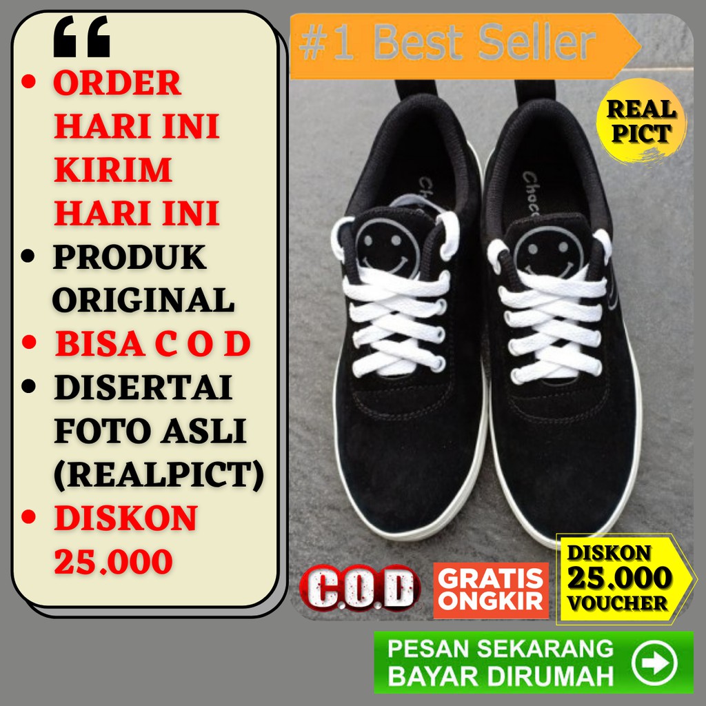 Sepatu Kets Wanita Hitam Spatu Ket Cats Cat Sneakers Sneaker Snekers Sneker Pria Cewek Cowok Import 