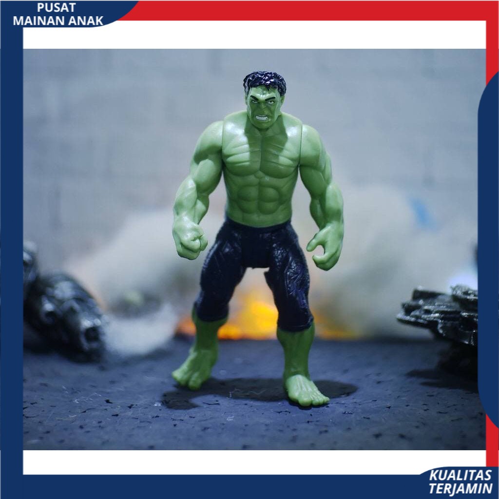 MAINAN ANAK ROBOT ACTION FIGURE Marvel Avengers 5 in1 IRONMAN THOR CAPT AMERICA HULK ANTMAN TERMURAH