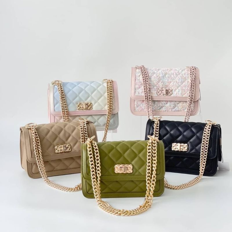 Tas Rainbow | Tas Rajut | Slingbag Ck | Tas Nude | Bestseller | C1293