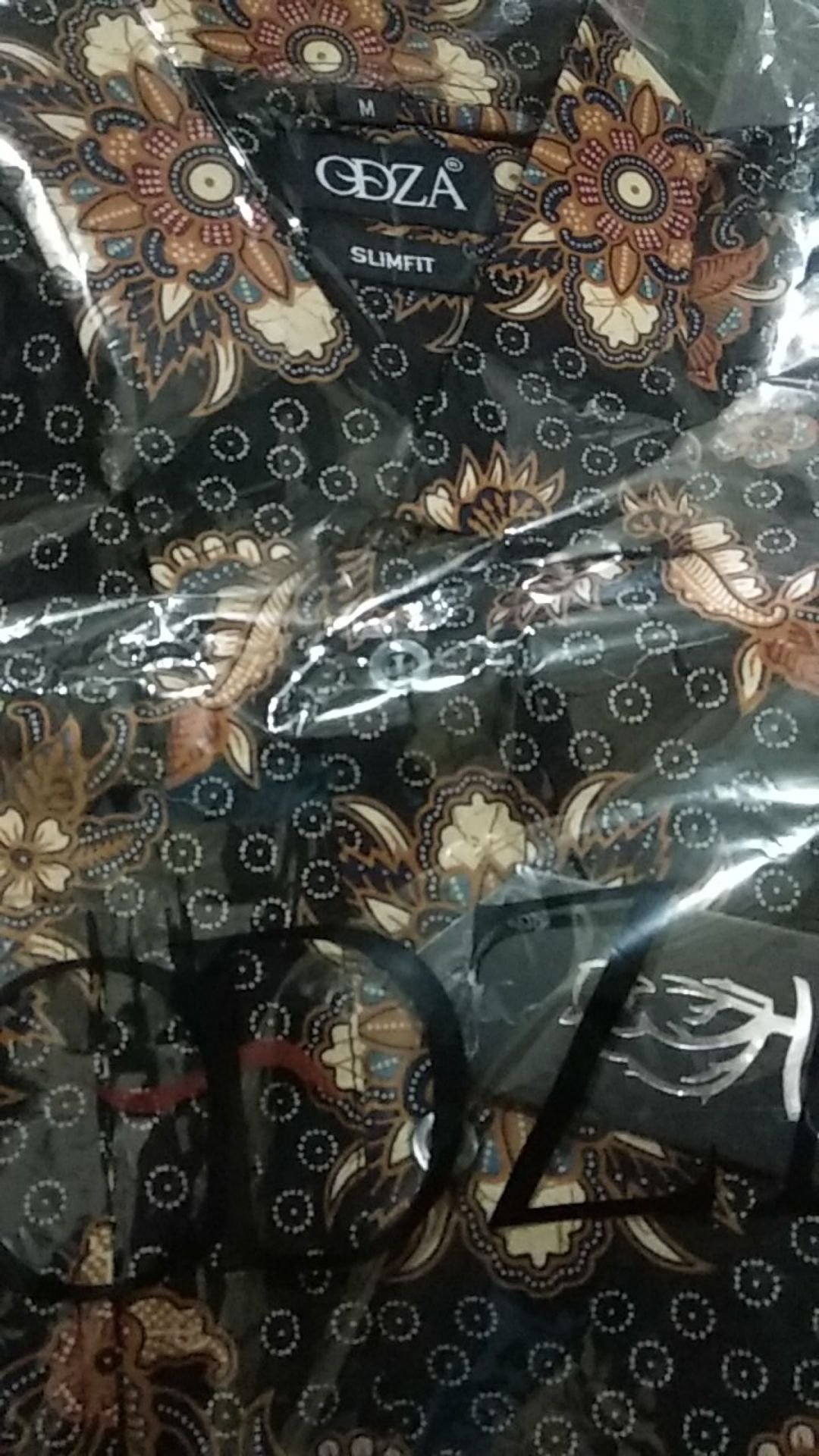Odza Atasan Batik Pria Lengan Panjang Sogan Panjang Solo Slim Fit Praduta