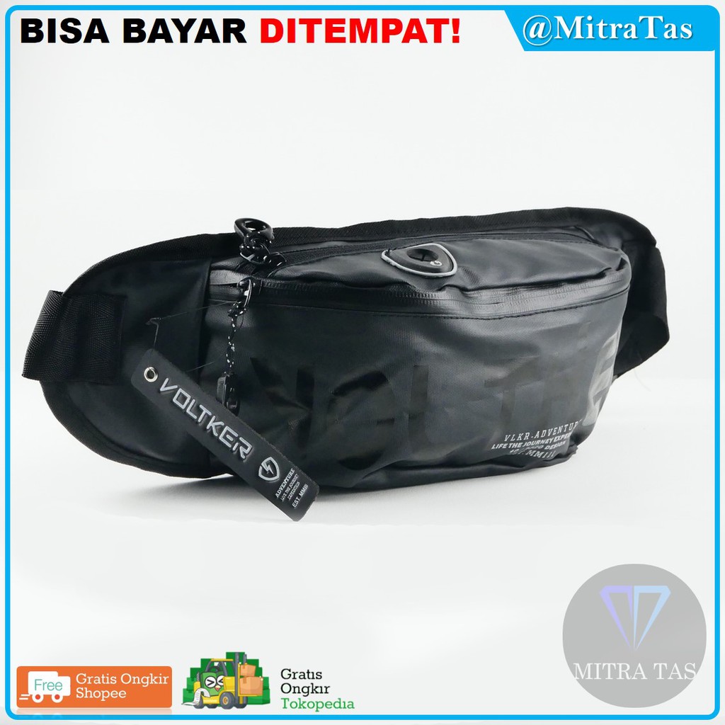 Waist Bag Camry Bahan Kulit Waterproof Model Keren! Bahan TERBAIK!