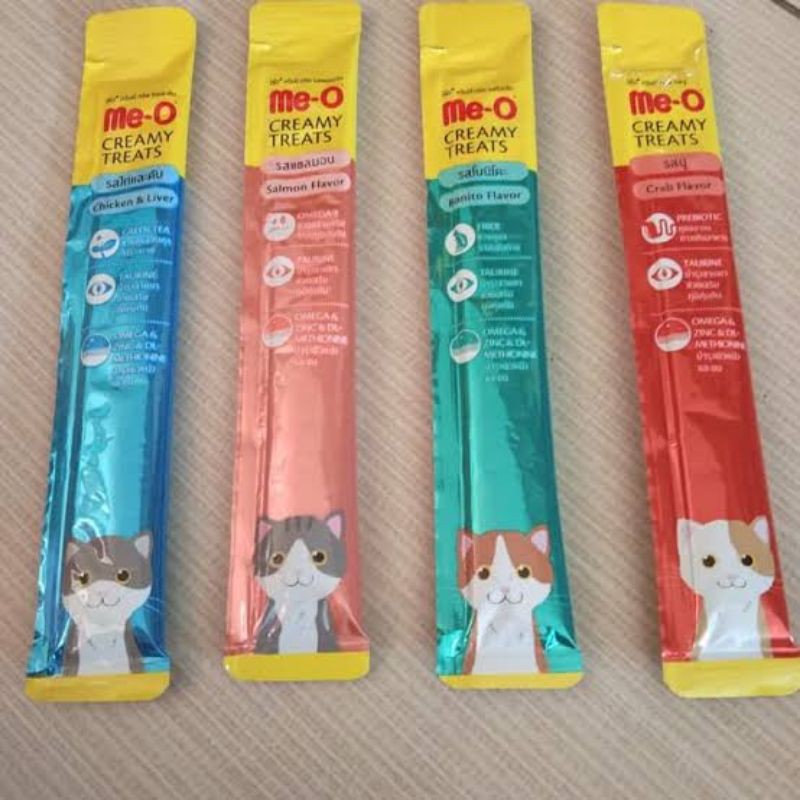 Snack Kucing Meo Creamy Treats 15gr ecer