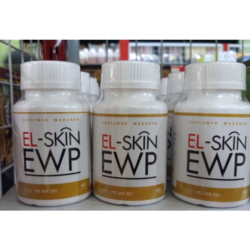 ELSKIN EWP Suplemen Kolagen Pria dan Wanita EL SKIN EWP HALAL dan ASLI