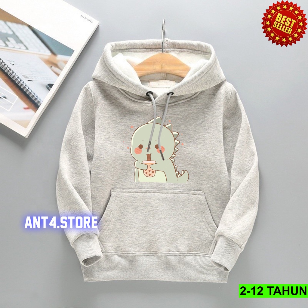 Hoodie DINO TERBARU  Anak Perempuan Laki Laki  / Hodie BEST SELLER Anak Usia 2 3 4 5 6 7 8 9 10 11 12 Tahun / Jaket Anak Perempuan