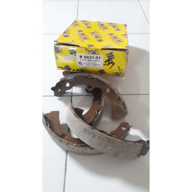 Brake Shoe - kampas rem depan S88 / S89 Zebra MK- K 0031-01 (JH3)