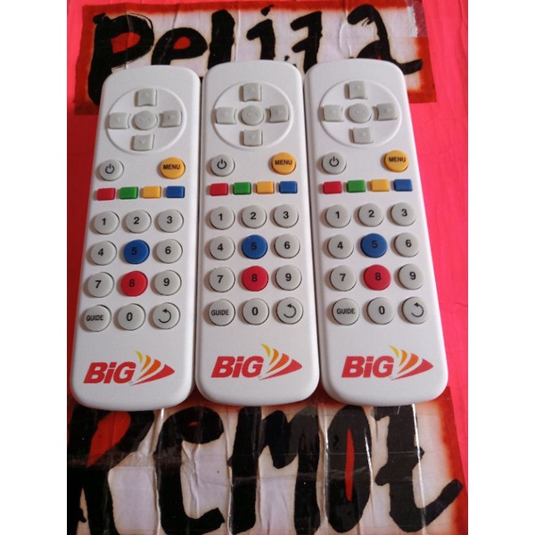 remot receiver BIG TV parabola original terlengkap