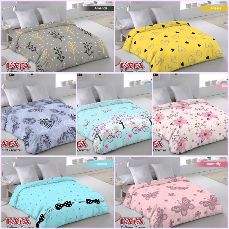 SELIMUT FATA JUMBO 200X200 LATONIA AMANDA BUTTERFLY HONEYMOON BILLABONG ANGELA FREYA
