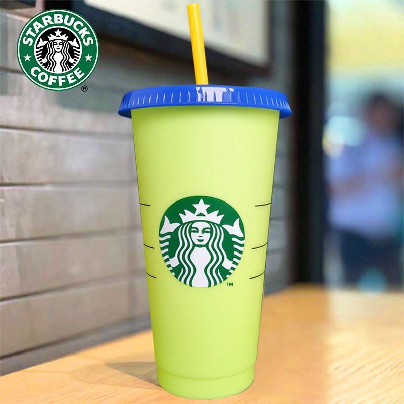 Tumbler Starbucks Color Changing Cups Berubah warna Portable Reusable Cup