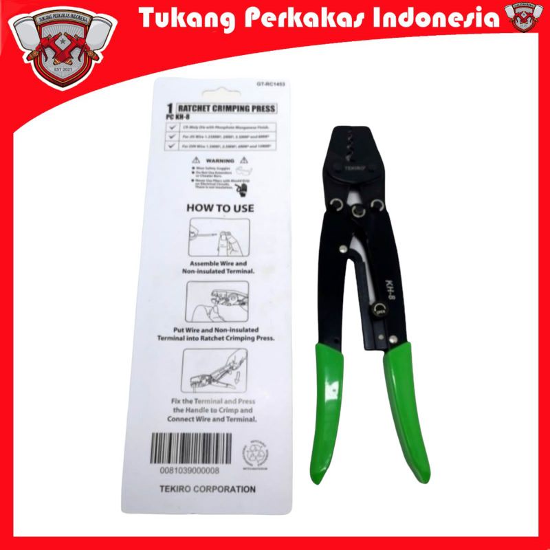 TEKIRO TANG CRIMPING RACHET TANG SKUN TANG PRESS