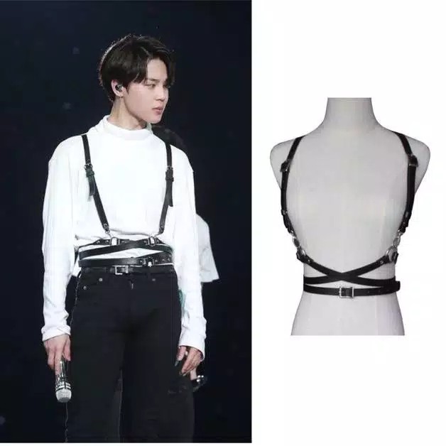 SK0002 - Sabuk Harness Belt Adjustable Model Korea Kpop BTS EXO NCT