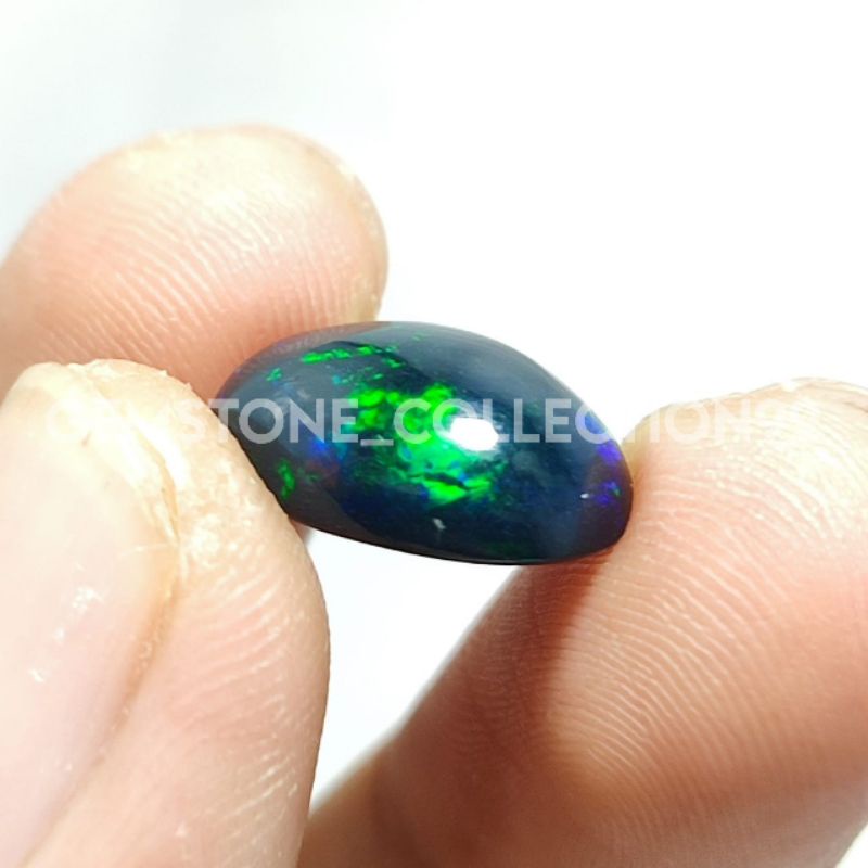BATU BLACK OPAL ASLI NATURAL FULL JARONG