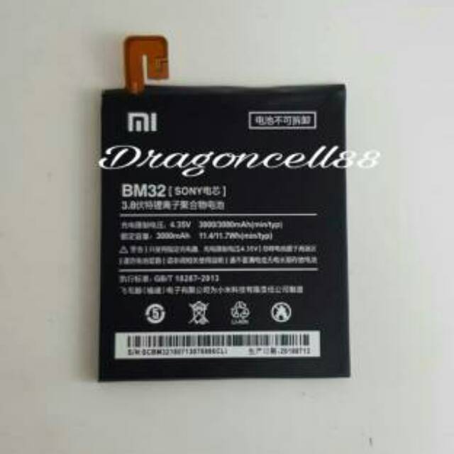 Baterai XIAOMI MI 4 - BM32 ORIGINAL 100%(Bukan Ori99)