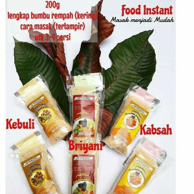 

【TOPSELLER】 [BONUS KISMIS]Beras nasi kebuli BASMATI BUMBU INSTAN kabsah briyani mandhi bukhori
